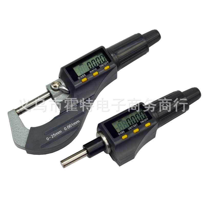 霍比特正品 電子微米千分尺 壁厚千分尺 數顯千分尺 0-25mm 0.001工廠,批發,進口,代購