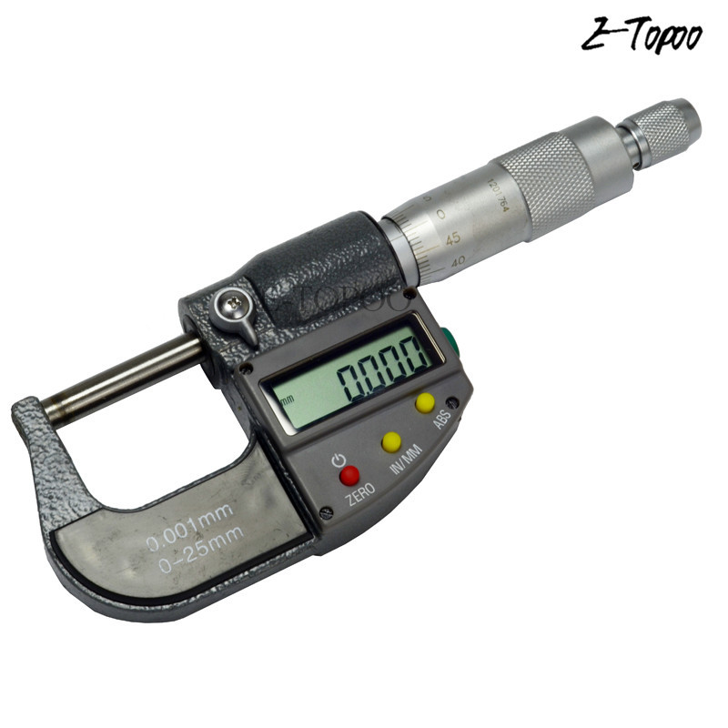 工廠直銷 高品質 0-25MM 0.001MM 三按鍵 數顯 千分尺工廠,批發,進口,代購