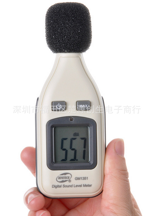 標智 迷你型噪音計 噪聲計 聲級計 分貝機 測量機GM1351 自動背光工廠,批發,進口,代購