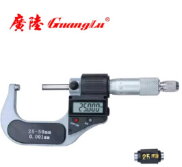 正品廣陸數顯外徑雙尖頭千分尺 電子分厘卡 0-25mm尖頭螺旋測微器批發・進口・工廠・代買・代購