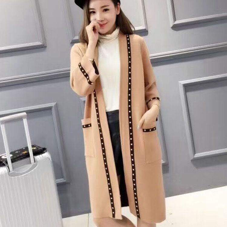 歐洲站專櫃歐美大牌走秀款高端牛貨雙麵羊絨大衣女羊毛呢外套批發・進口・工廠・代買・代購