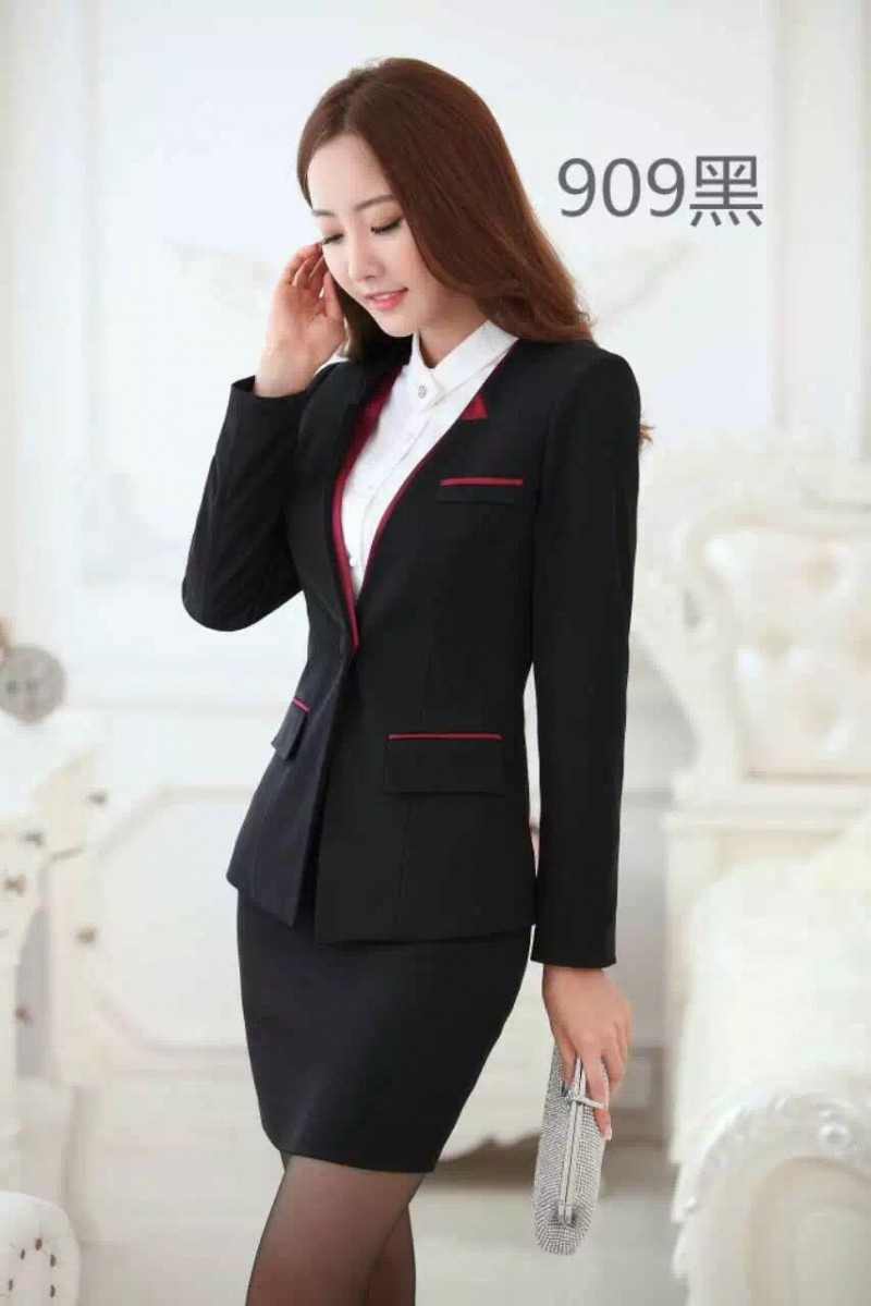 2016秋季新款職業女套裝OL女士西裝長袖工作服商務西服廠傢直銷工廠,批發,進口,代購