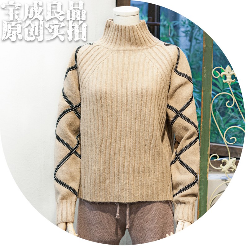 2016年冬季新款女裝 甜美高領女士毛衣批發・進口・工廠・代買・代購