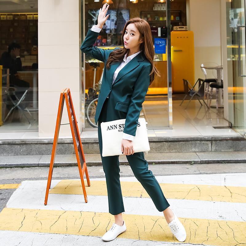 職業裝女裝小西裝女春秋韓版修身長袖商務工作服西服正裝外套上衣工廠,批發,進口,代購