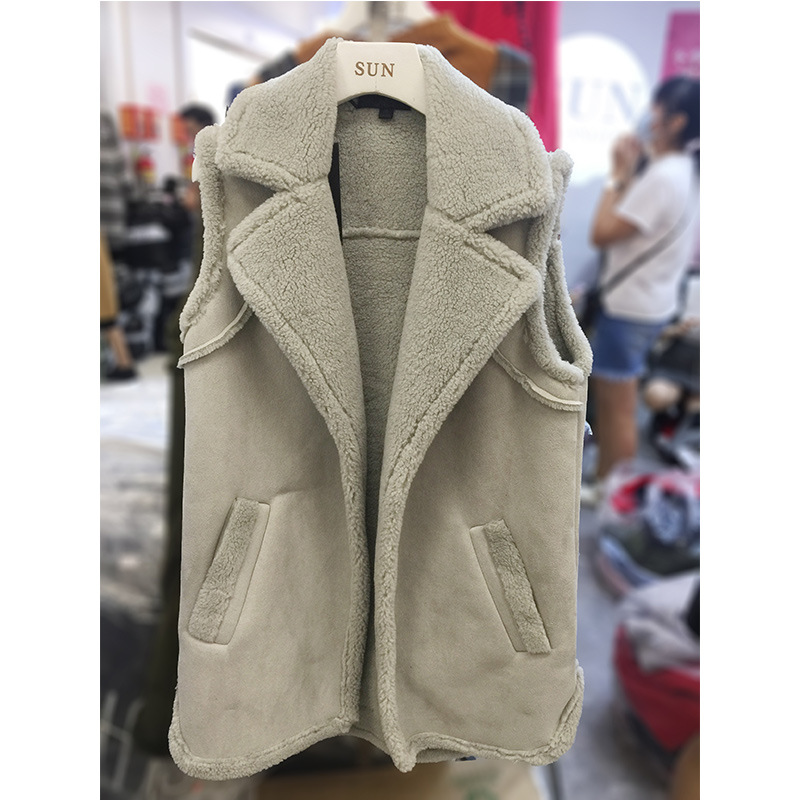 15587#冬季新款韓版女裝斤胖MM可穿純色西裝領加厚修身馬甲女批發・進口・工廠・代買・代購
