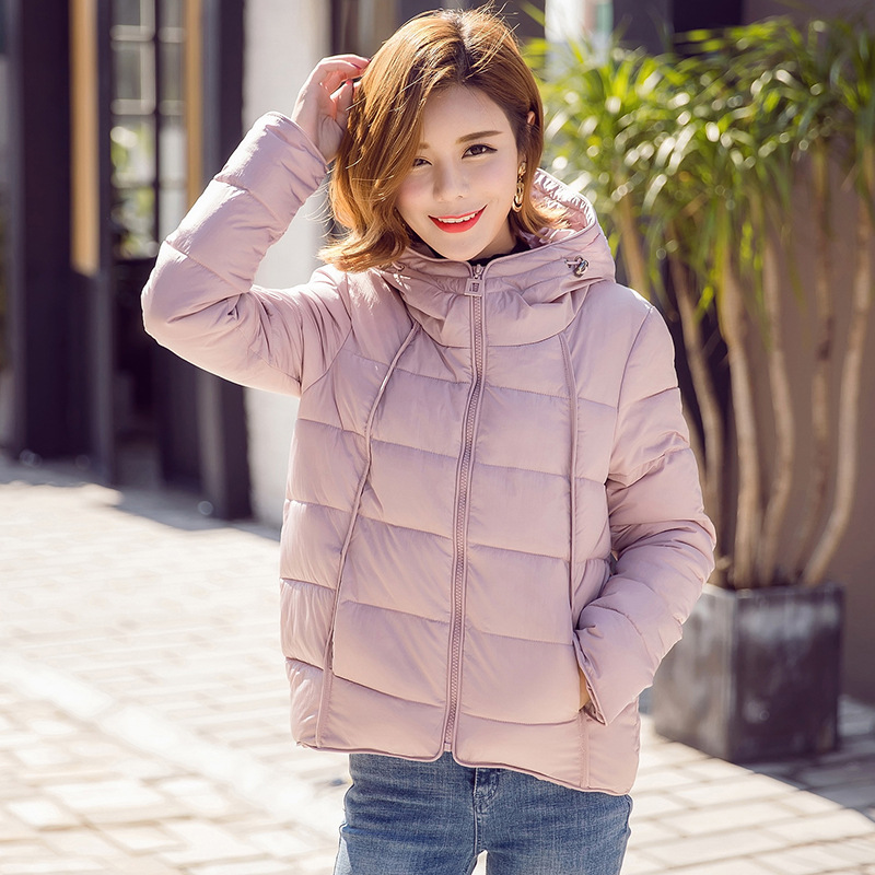 冬裝女  新款女式羽絨衣短款連帽棉衣外套棉服批發・進口・工廠・代買・代購