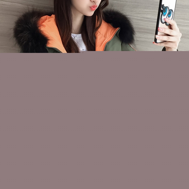 反季羽絨衣女短款加厚連帽大毛領顯瘦韓版韓國秋冬裝學生時尚外套工廠,批發,進口,代購
