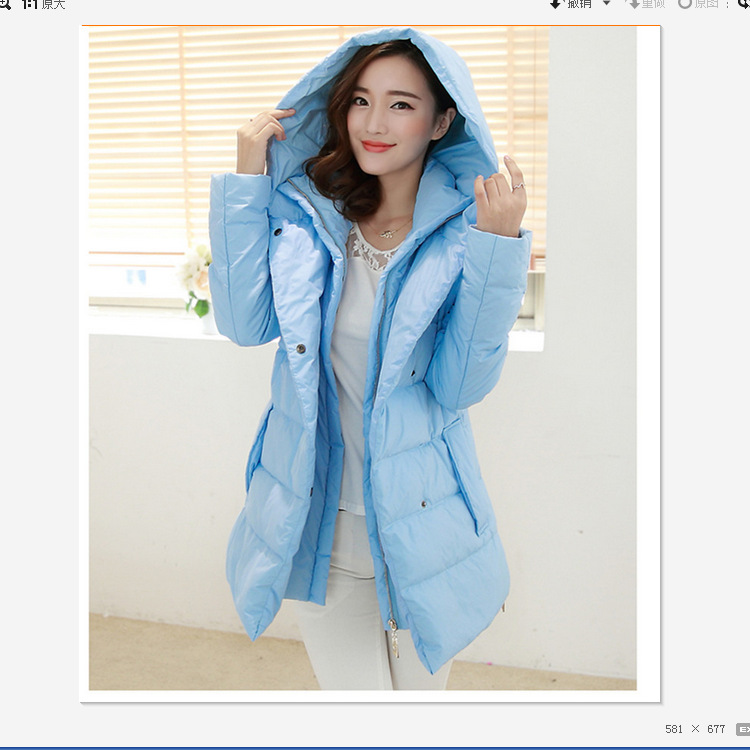 羽絨棉衣棉服女中長款寬松冬裝新款外套加厚鬥篷胖mm韓版大碼工廠,批發,進口,代購