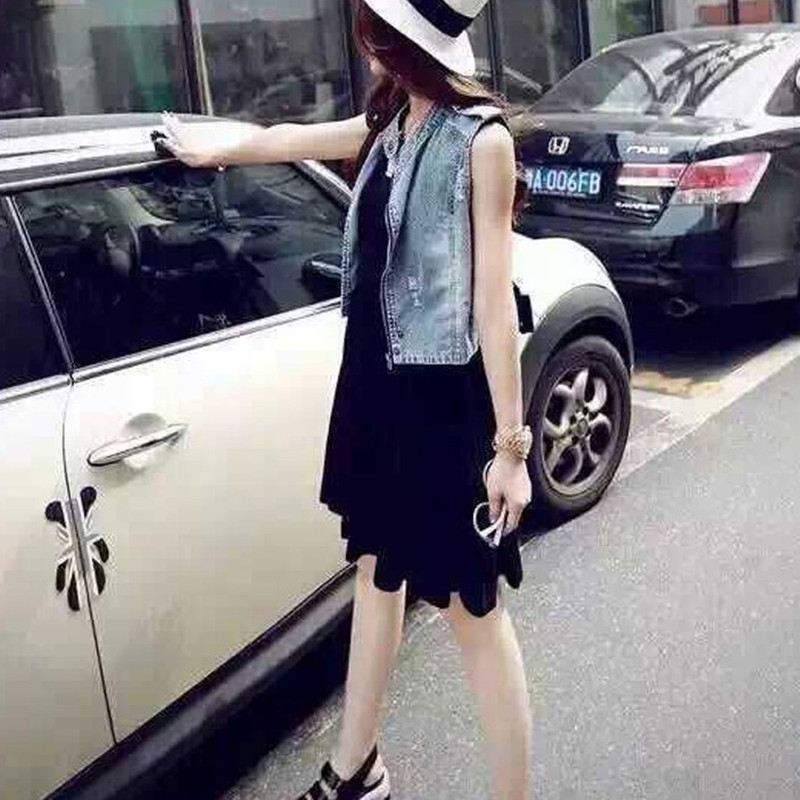 歐洲站夏裝新款牛仔馬甲背心女潮工廠,批發,進口,代購