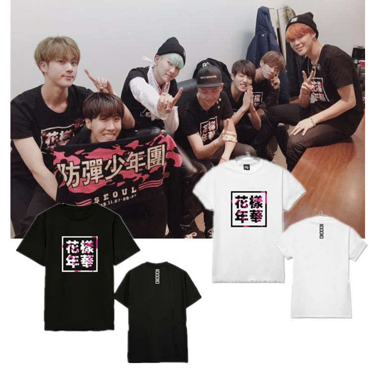 BTS防彈少年團花樣年華同款應援打歌服JIMIN田柾國v男女裝短袖T恤批發・進口・工廠・代買・代購