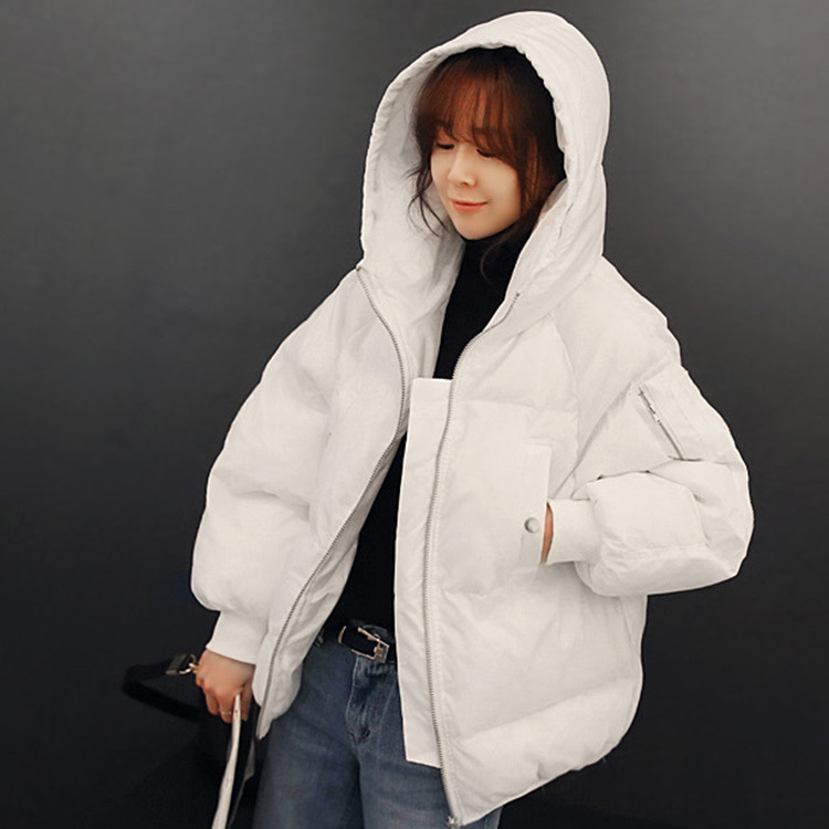 2016冬季新款韓國情侶休閒加厚寬松短款羽絨衣連帽保暖大碼外套工廠,批發,進口,代購