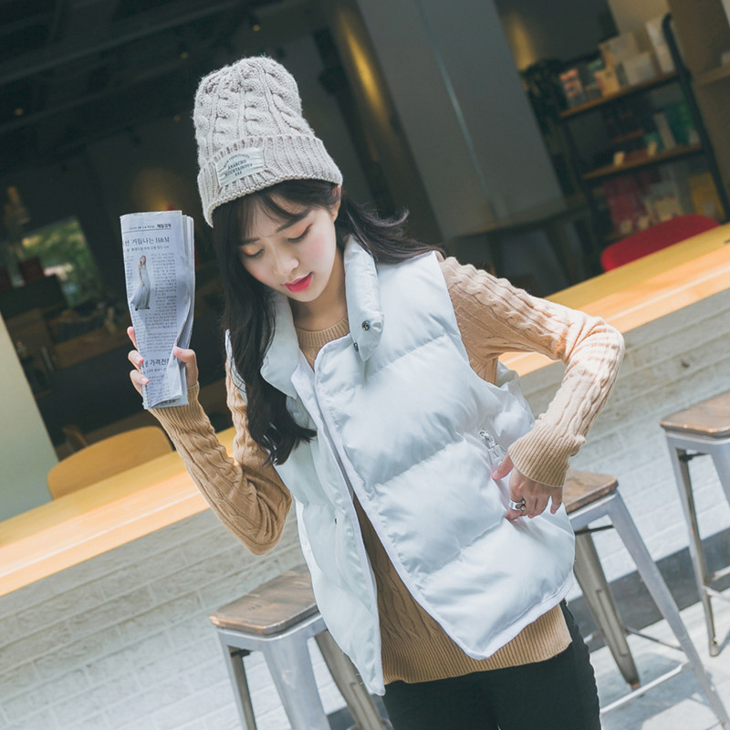 韓范羽絨棉馬甲女秋冬新款加厚保暖麵包服寬松休閒學生棉坎肩潮工廠,批發,進口,代購
