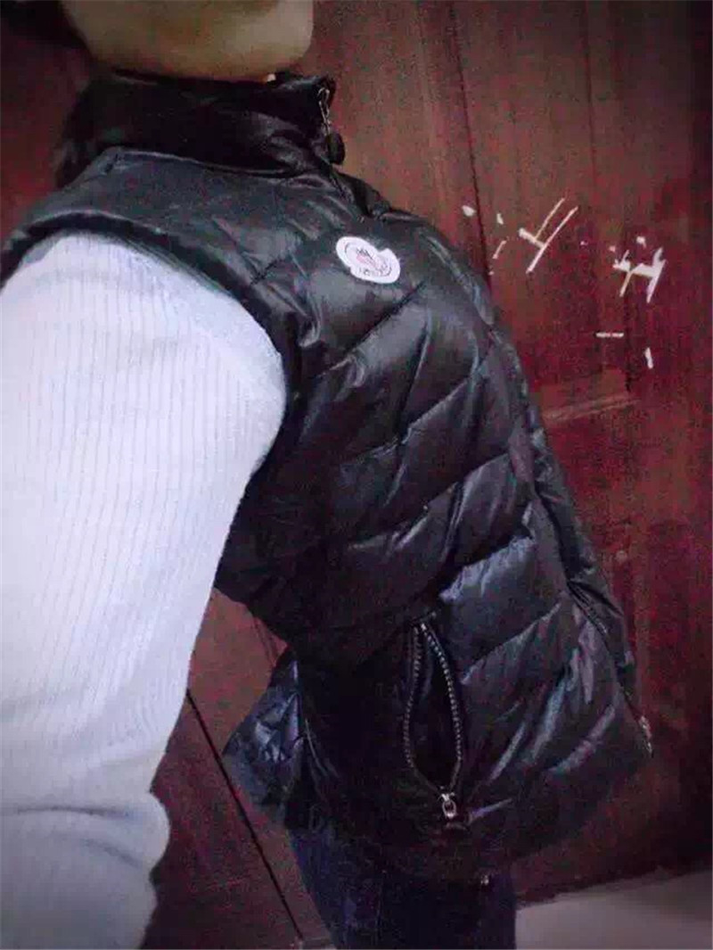 2015冬季新款女裝歐洲站爆版瘦身羽絨馬甲工廠,批發,進口,代購