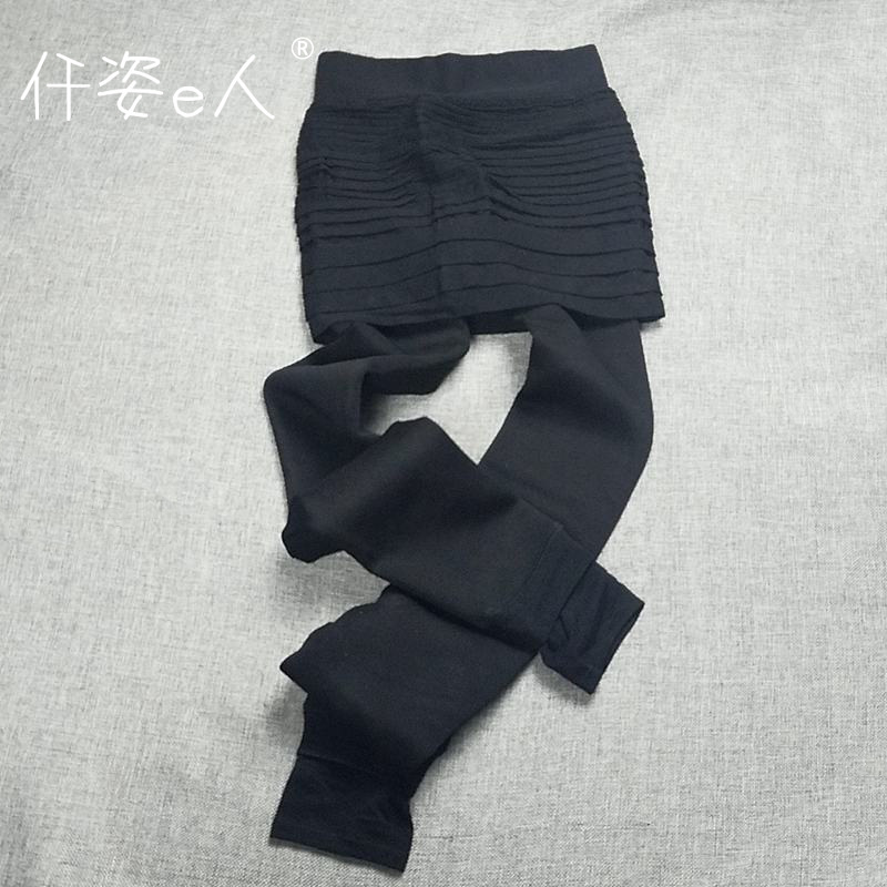 400g秋冬女士錦綸一體褲 女士裙褲 不起球錦綸內搭褲 包臀裙褲工廠,批發,進口,代購