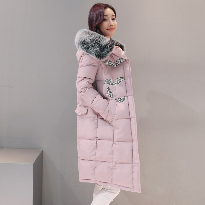 冬季新款棉衣女裝大碼羽絨衣修身2016連帽毛領潮棉服女式大碼棉襖工廠,批發,進口,代購