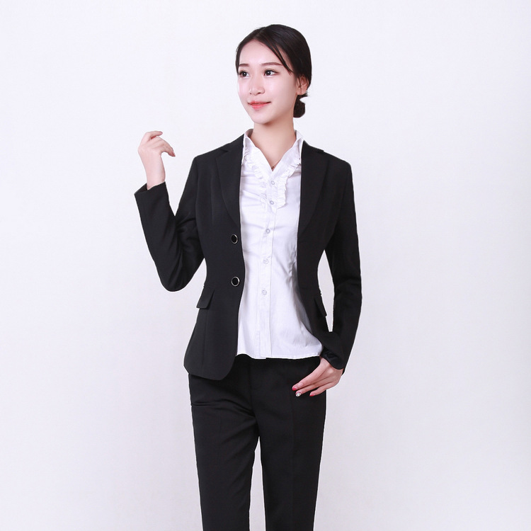 職業女裝職業套裝女長袖套裙裝女士正裝麵試酒店律師OL工作服批發・進口・工廠・代買・代購