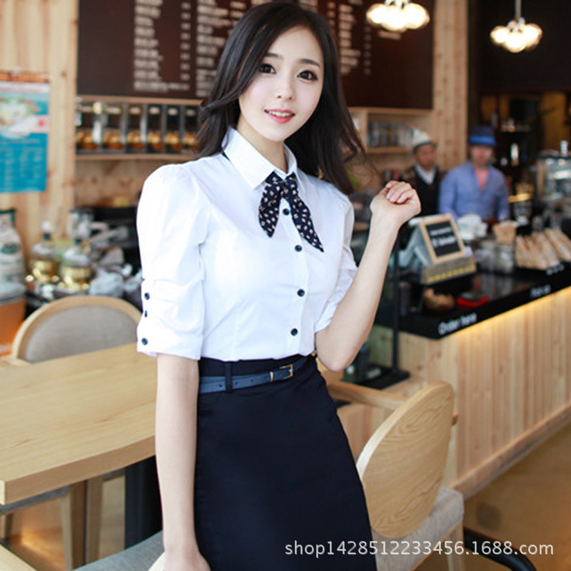 2015新款套裝夏季短袖職業套裝女裝時尚正裝酒店工作服女廠傢批發批發・進口・工廠・代買・代購