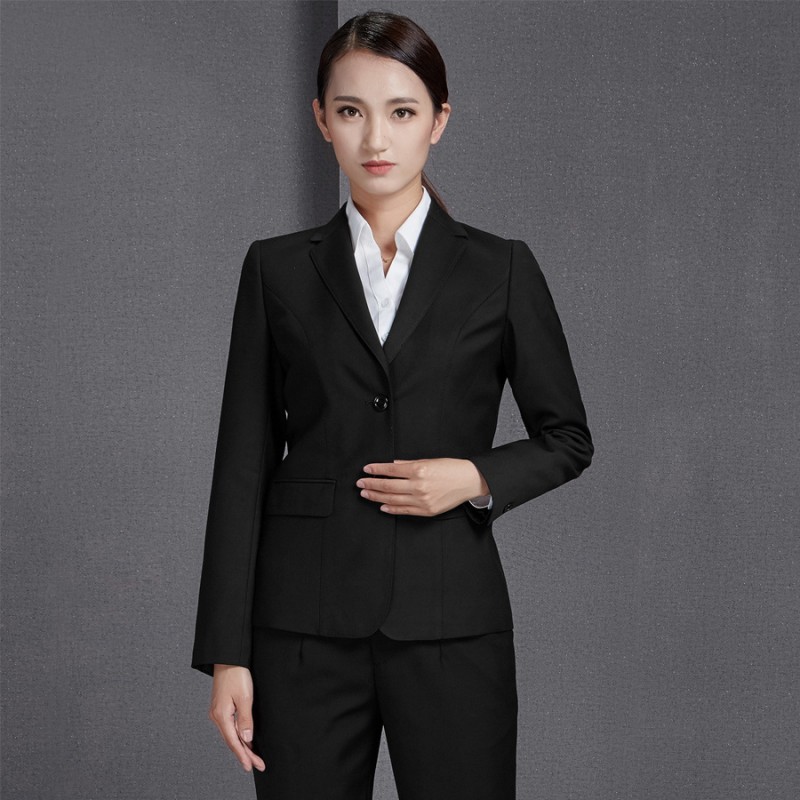 職業套裝裙女士商務長袖西裝秋冬外套高腰裙套裝經理工作服廠傢批發・進口・工廠・代買・代購