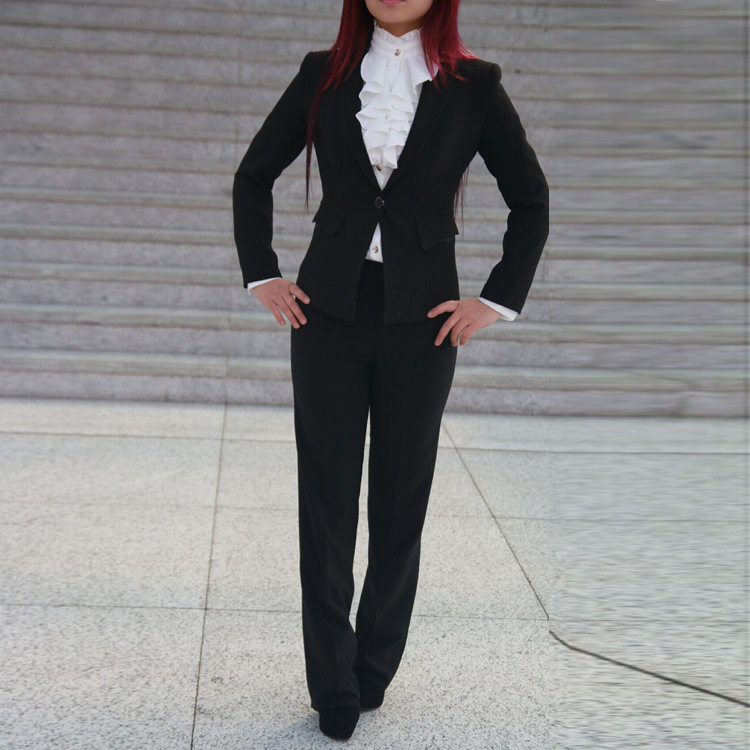 2016新款春夏職業女裝套裝  OL通勤小西裝套裝 西服褲兩件套批發批發・進口・工廠・代買・代購