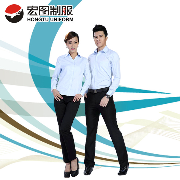 生產供應 秋款韓版高檔白領職業套裝 時尚正裝工作服套裝僅襯衫批發・進口・工廠・代買・代購