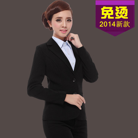 OL職業裝秋冬款套裝女士韓版修身顯瘦正裝商務時尚氣質西服工作服工廠,批發,進口,代購