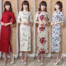 上海尺子剪刀佈服飾專業定做女式復古旗袍批發・進口・工廠・代買・代購