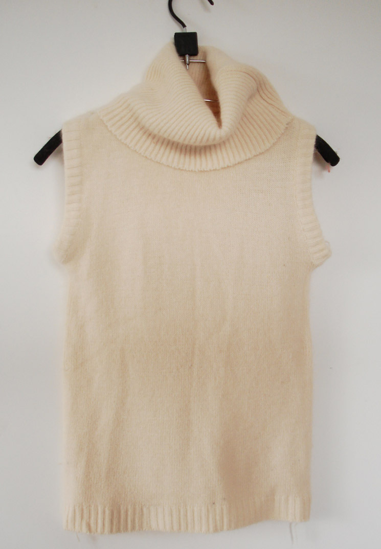 2016秋裝無袖正版兔毛針織衫 打底翻領女裝工廠,批發,進口,代購