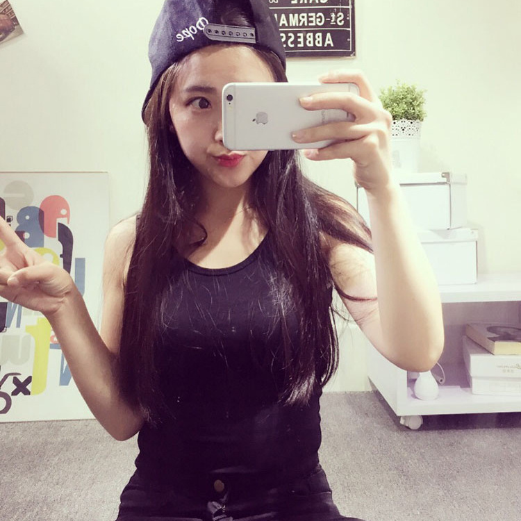 2016韓版女裝 夏裝新款 時尚百搭純色修身打底女式吊帶背心5068批發・進口・工廠・代買・代購