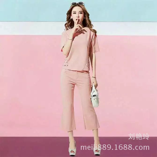 香港品牌紅粉依佳人夏裝新款套褲品牌折扣尾貨女裝批發工廠,批發,進口,代購