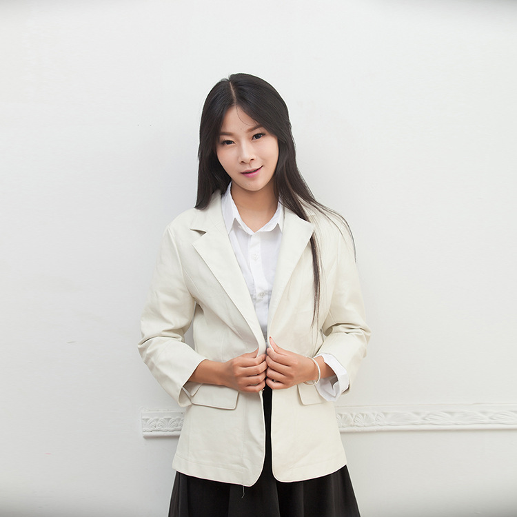新款白領休閒裝pu小西服 時尚修身精致大方女士小西裝廠傢直銷批發・進口・工廠・代買・代購