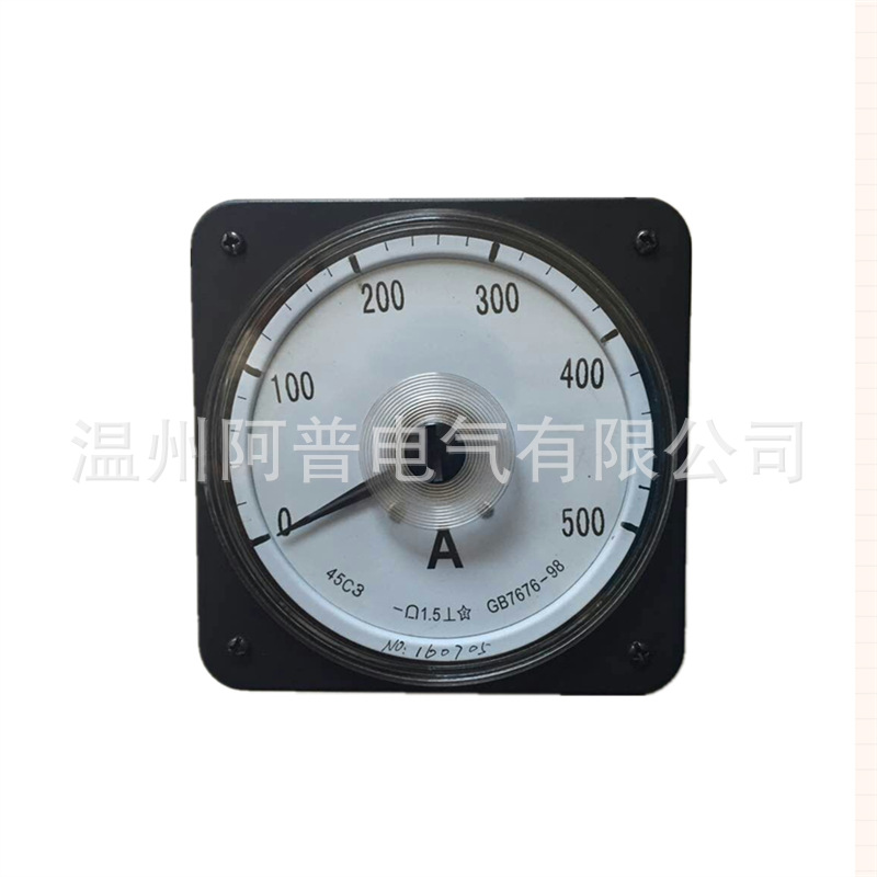 廣角度直流電流表 45C3-A 方形指針船用廣角度直流電流表 45C3批發・進口・工廠・代買・代購