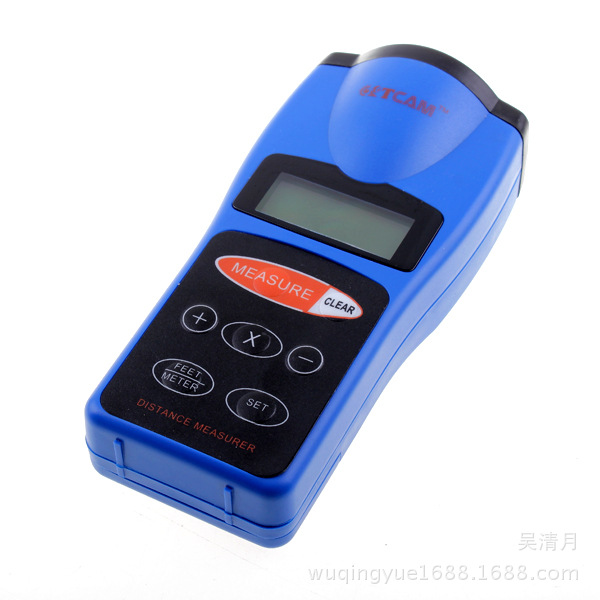 新款便攜手持超音波測距機 激光紅外測距機 CP-3008藍色 電子卷尺批發・進口・工廠・代買・代購