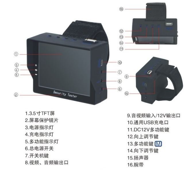 安防工程寶 AT-4000 視訊監控測試機 可換電池 工程寶批發・進口・工廠・代買・代購
