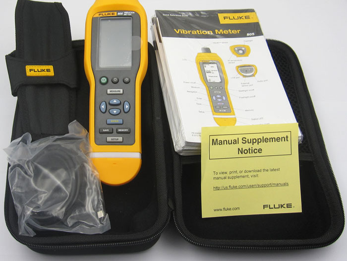 原裝福祿克Fluke 805測振機F805振動烈度點檢機振動分析表現貨工廠,批發,進口,代購