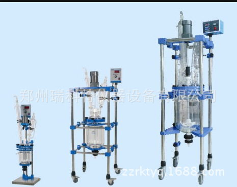 RKT-100L雙層玻璃反應釜，玻璃反應釜專業生產廠傢批發・進口・工廠・代買・代購