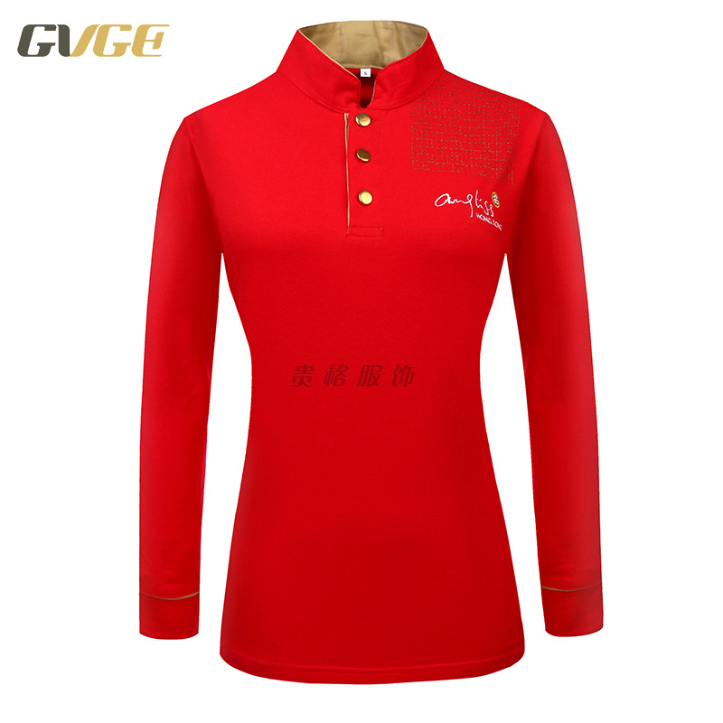 高檔POLO衫定製工作衣服定做長袖款T恤工廠,批發,進口,代購