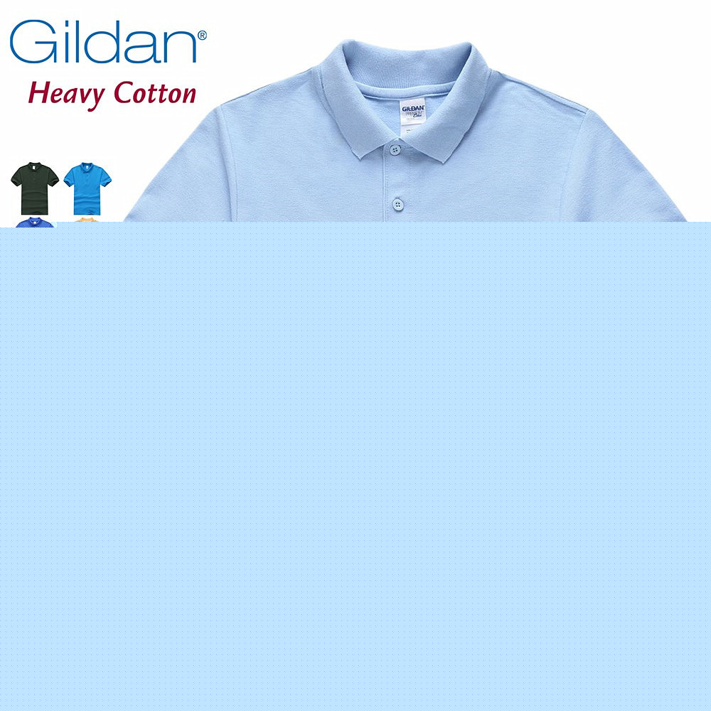 GILDAN83800男式短袖POLO衫 純棉翻領T恤 商務純色保羅衫印字批發工廠,批發,進口,代購