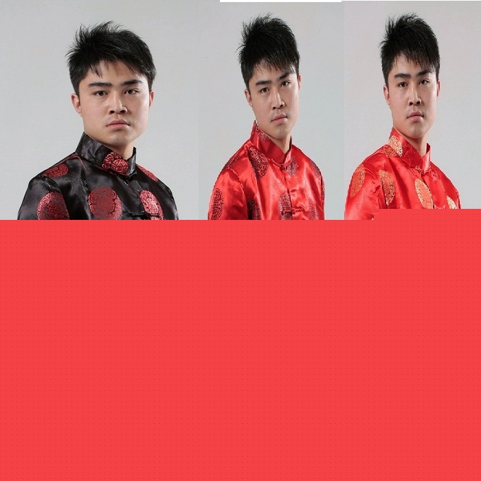 批發供應特價黑紅秋冬季男裝外套工作演出長袖上衣中式唐裝民族服工廠,批發,進口,代購