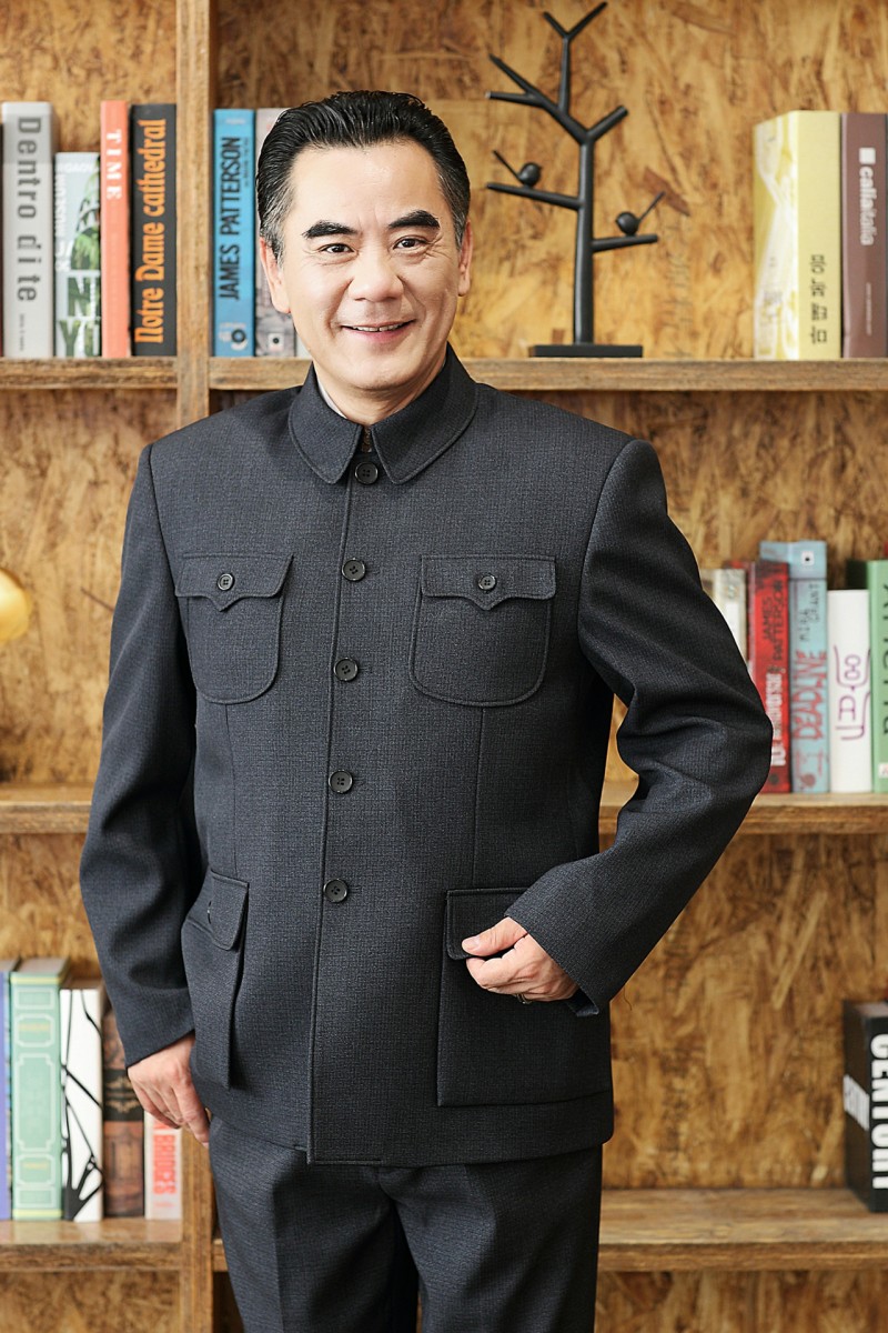 2016正品秋冬季品牌男式中老年中山裝男套裝爸爸裝中山服外套批發工廠,批發,進口,代購
