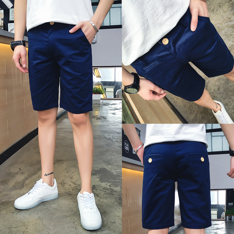 2016新款夏季男士短褲純色休閒五分褲 青少年跑步運動褲一件代發工廠,批發,進口,代購