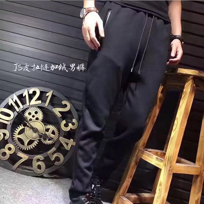 正品JS哈倫褲男褲16年冬款加絨厚韓版休閒小腳褲js加絨男士哈倫褲工廠,批發,進口,代購