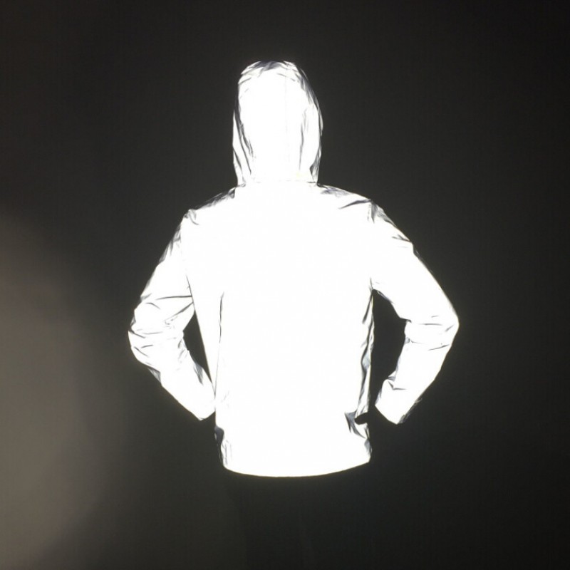 獨傢供應 最新男女戶外3M反光夾克 大碼連帽全反嘻哈風衣 無Logo批發・進口・工廠・代買・代購