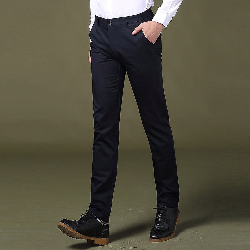新款男士韓版修身品牌新款修身西裝褲男式夏季商務薄款職業西裝褲批發工廠,批發,進口,代購