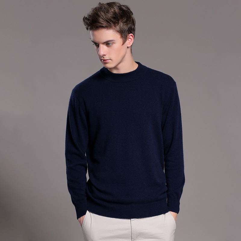 2016新款男裝圓領純色羊絨毛衣羊絨衫時尚男士毛衣廠傢直銷工廠,批發,進口,代購