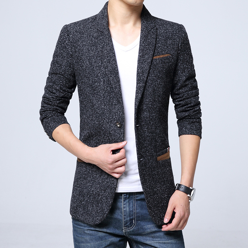 新款春秋裝新款修身小西裝男士外套呢子西服上衣工廠,批發,進口,代購