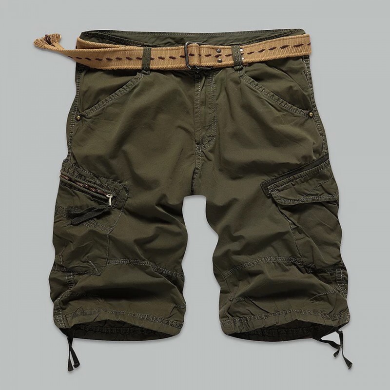 德國二戰軍工裝夏款短褲 男士多口袋純棉休閒寬松中短褲超工廠,批發,進口,代購