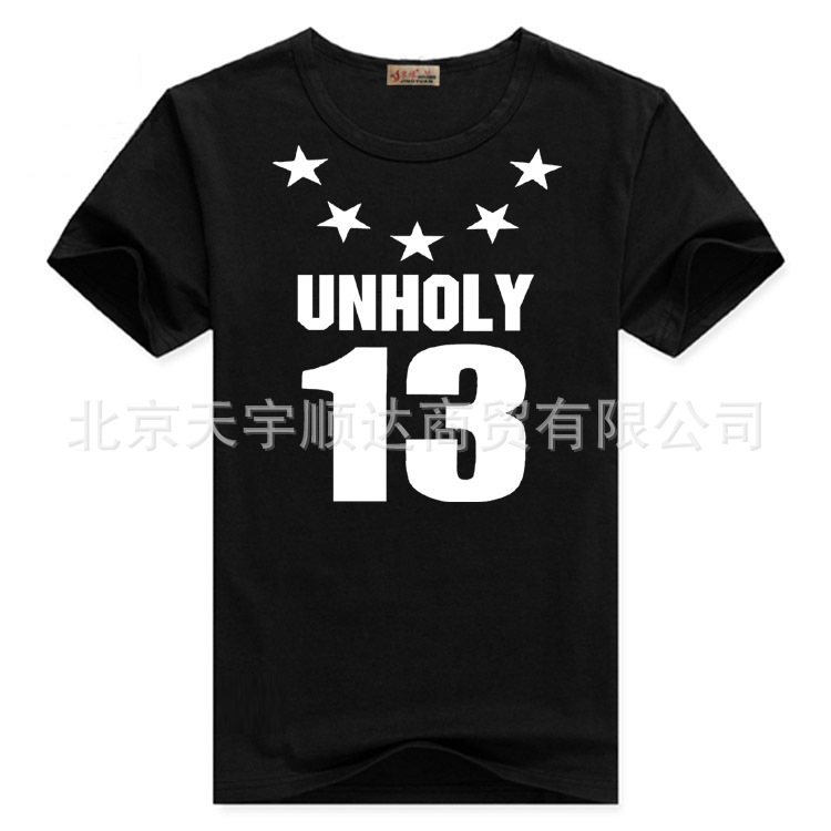 2015 款TFBOYS王源王俊凱易烊千璽同款3號星星短袖T恤衣服工廠,批發,進口,代購