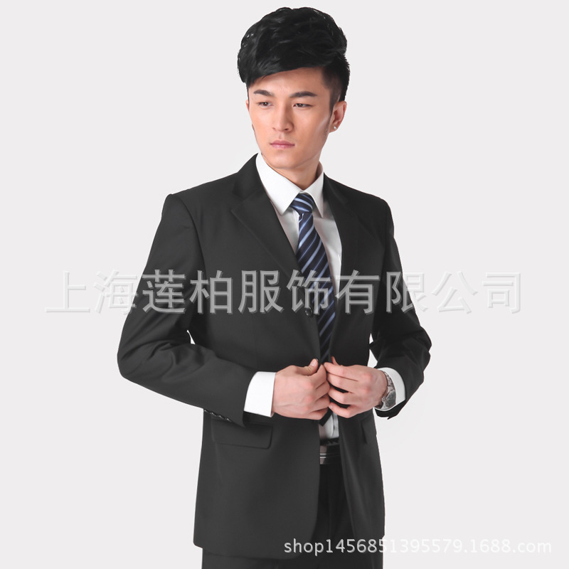 【上海廠傢】商務職業男士西裝套裝精品嗶嘰西裝工廠,批發,進口,代購