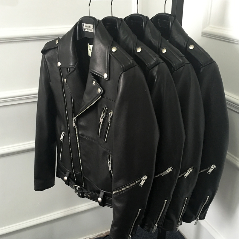 GD宋仲基同款太陽的後裔皮衣SLP風格2016韓版夾克機車短款潮外套工廠,批發,進口,代購