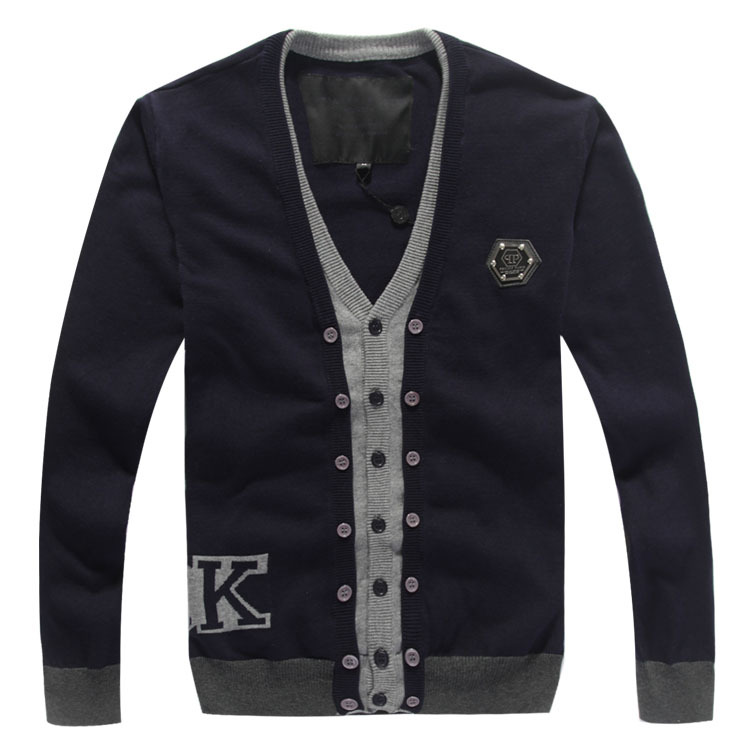 2014秋 新款純色英倫毛衣雙領開衫 多紐扣裝飾 男裝毛衣批發90051工廠,批發,進口,代購
